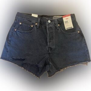 Levi's Black Jean Shorts